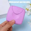 Creative Portable Women Tampons Storage Box Holder Tool Travel Outdoor Set Supplies Plastic Cosmetic Cotton Jewelry Storage Box 4