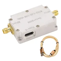 New High Flatness Amplifier 10M‑6GHz Type C 20DB Gain SMA Female Output Interface 80mA LNA Low Noise Amplifier for GPS Receiver 1
