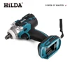 HILDA 18V Electric Impact Wrench Rechargeable 1/2 Socket Wrench Cordless Without Battery High Power Impact in Car Repair 6