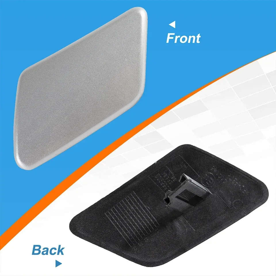 Car Front Bumper Headlight Washer Nozzle Cover Cap For Volvo C30 2008 2009 2010 30655933/30655934 Headlamp Cleaner Spray Jet Lid