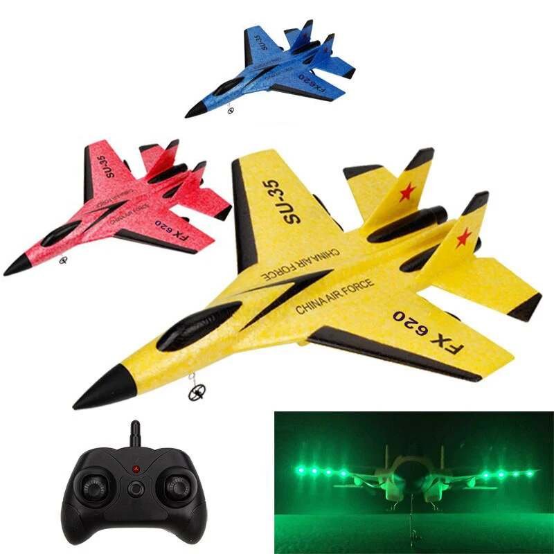 RC Plane SU-35 RC Remote Glider Wingspan Radio Control Drones Airplanes RTF UAV Xmas Children Gift Assembled Flying Model Toys 5