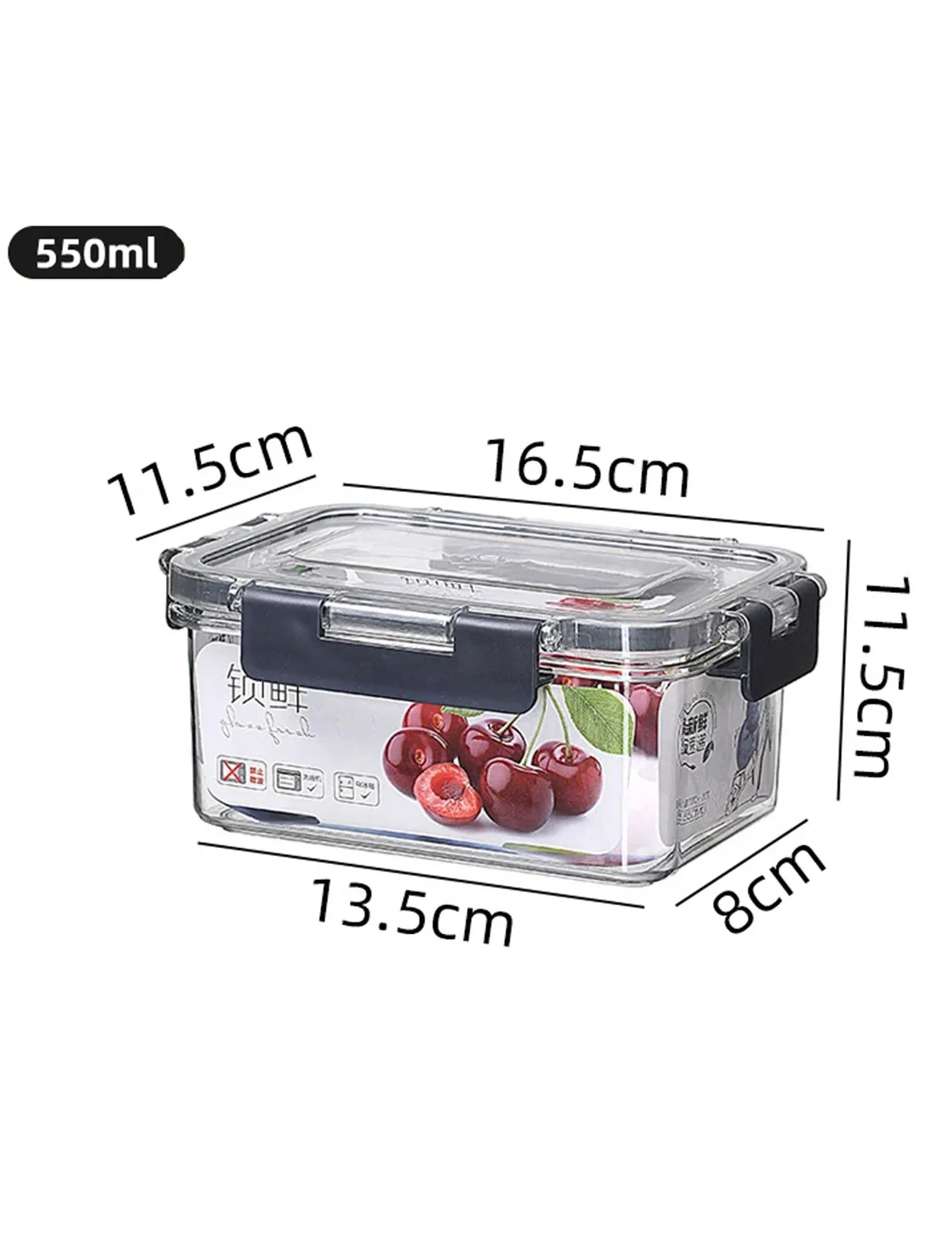 Food Storage Container Airtight Tank Kitchen Organizer Jars Lids Noodle Box Sealed Cans glass storage jar glass storage tank glass storage container