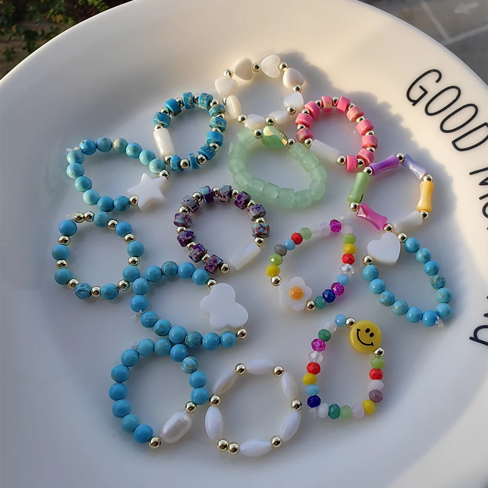 2025 Damenmode ZX handgefertigte natürliche Perlen und Perlenmädchen, Sommerfrauen böhmischer türkisfarbener Kristallschmuck, Großhandel, künstlich_voghion.com