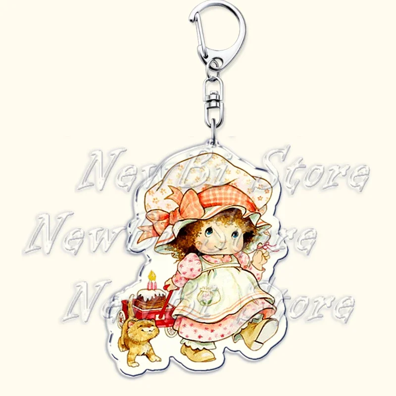 Retro Kunst Vintage Liebe Mädchen Junge Schlüssel anhänger für Zubehör Tasche Poesie Blume Illustration Schlüssel anhänger Schlüssel ring Schmuck Fans Geschenke – Detail 10
