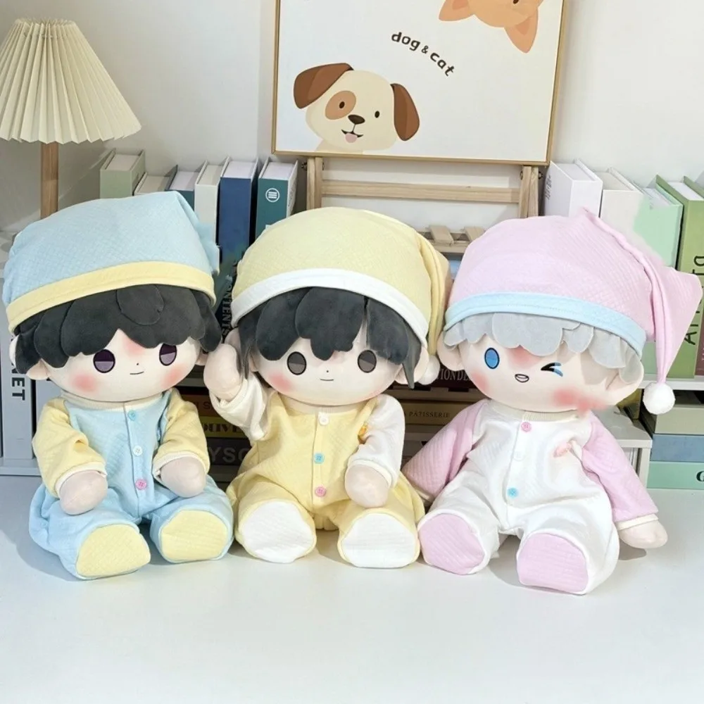 Jumpsuit 40cm Cotton Doll Clothes Sitting Posture Replacement Plush Doll Clothes Clown Hat Cartoon No Attribute Doll Clothes
