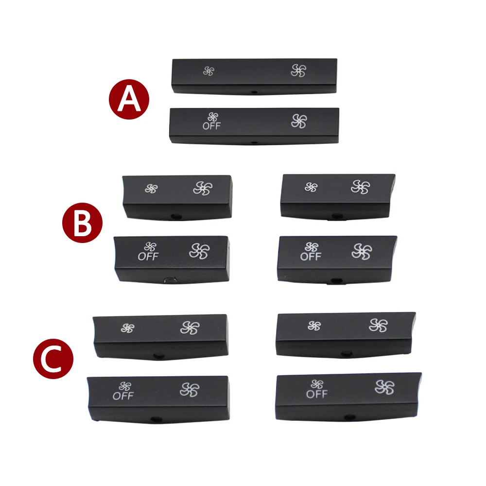 Air Conditioning Heater Climate Fan Wind Volume Control AC Button Cap For BMW 5 6 7 X5 X6 Series F10 F18 F06 F12 F01 F02 F15 F16