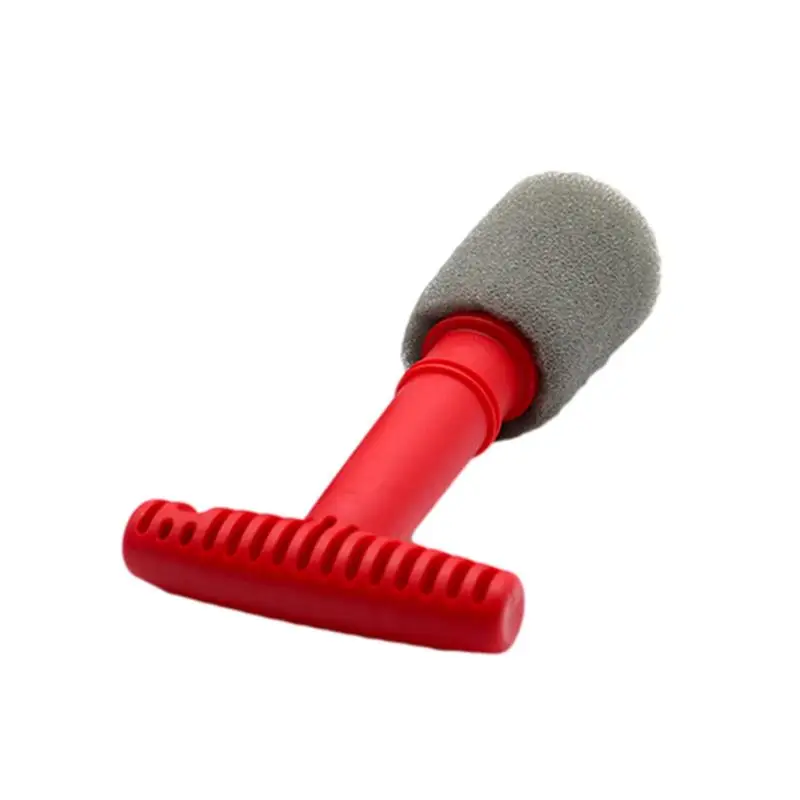 Wheel Lug Nut Cleaning Polishing Brush With Handle And Insert Wheel