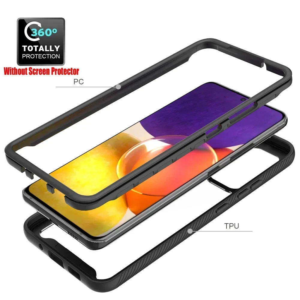 Shockproof Crystal Hybrid Armor Phone Case