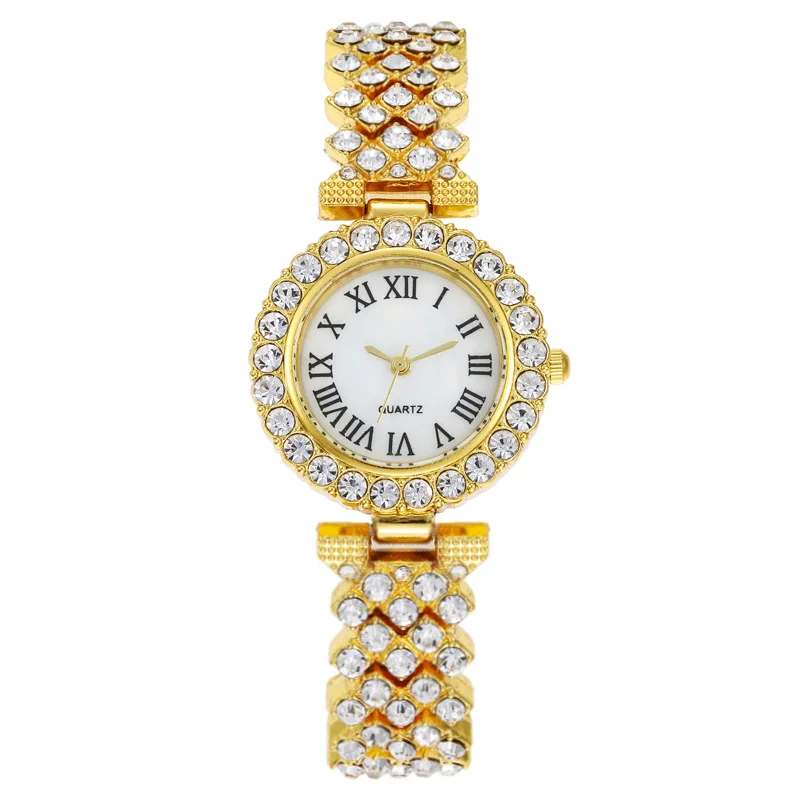 

Diamond School Student Girl Roman Scale Quartz Watch Jewelry Bracelet Luxury Ultrathin Hand Fashion Brand Womens Wristwatch