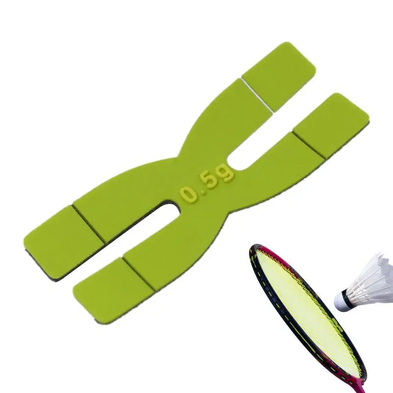thumbnail image 2 of SLMY Badminton Racket Weight Racket Head Balance Strips H-shaped Tennis 2 of 11