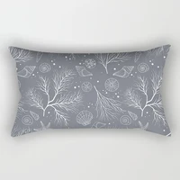 Nordic Geometric Grey White Square Pillowcase Home Decor Living Room Sofa Cushion Cover For Bedroom Living Room Office Garden 2