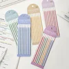 5Packs Transparent Sticky Notes Self-Adhesive Reading Book Annotation Notepad Bookmarks Memo Pad Index Tabs Cute 2