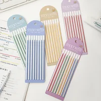 5Packs Transparent Sticky Notes Self-Adhesive Reading Book Annotation Notepad Bookmarks Memo Pad Index Tabs Cute 2