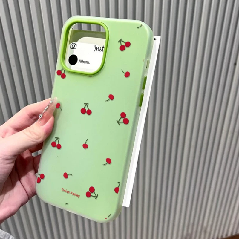 Red Cherry Candy Color Phone Case Cover