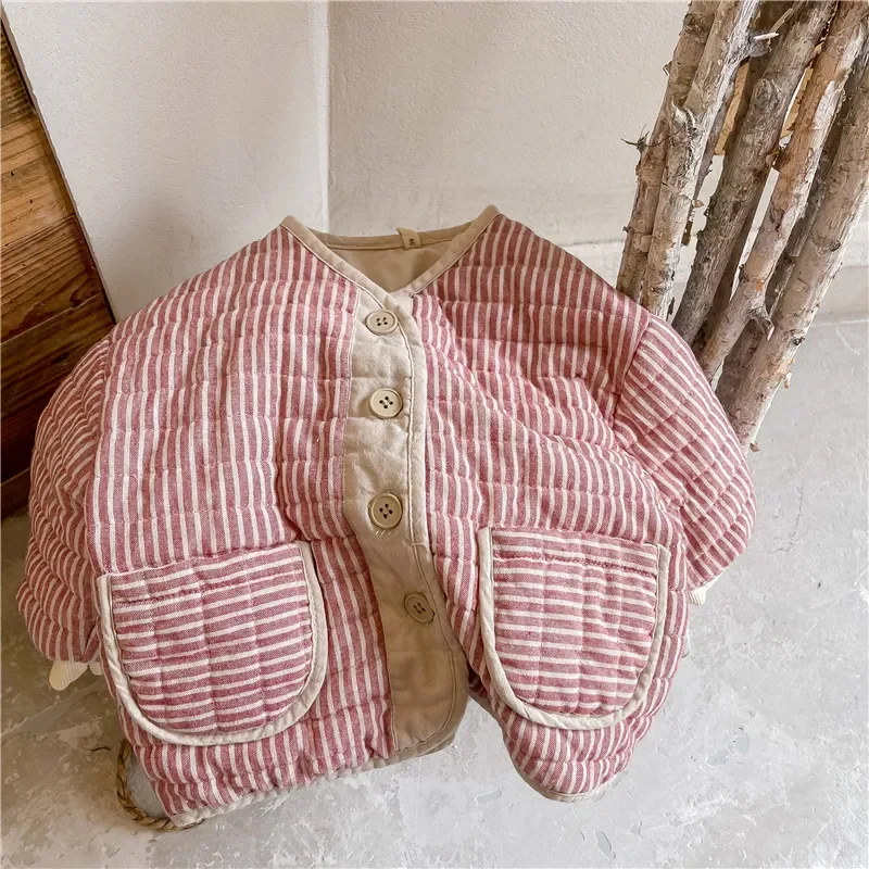 Children Outerwear Coats Autumn Winter Children's Winter Clothing Korean Cotton Padded Coat for Girls Kids Jacket