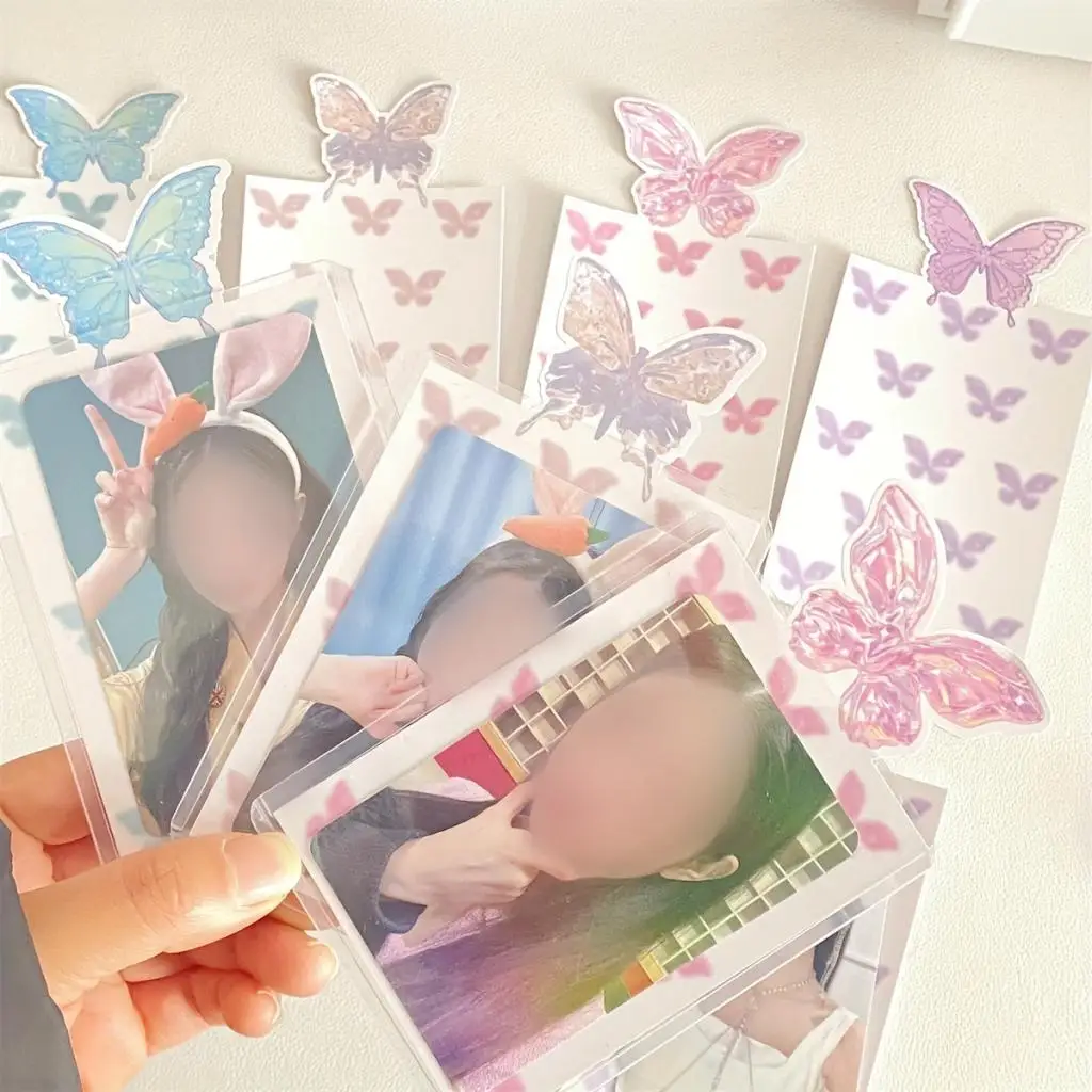 Steve 40pcs Set Nomad Butterfly Toploader Fillers Cute Photocard Packaging Background Inserts Card