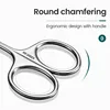 MR.GREEN Eyebrow Scissors Curved Blade Cuticle Scissors Professional Stainless Steel Manicure Trimmer Hair Remover Tool 6