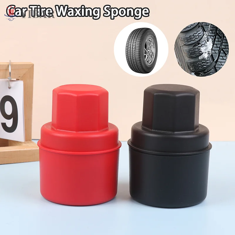 

Губка для восковой обработки автомобильных шин с крышкой может удерживать ручку для легкого воскового покрытия губка для шин инструменты для очистки автомобиля щетка для детейлинга