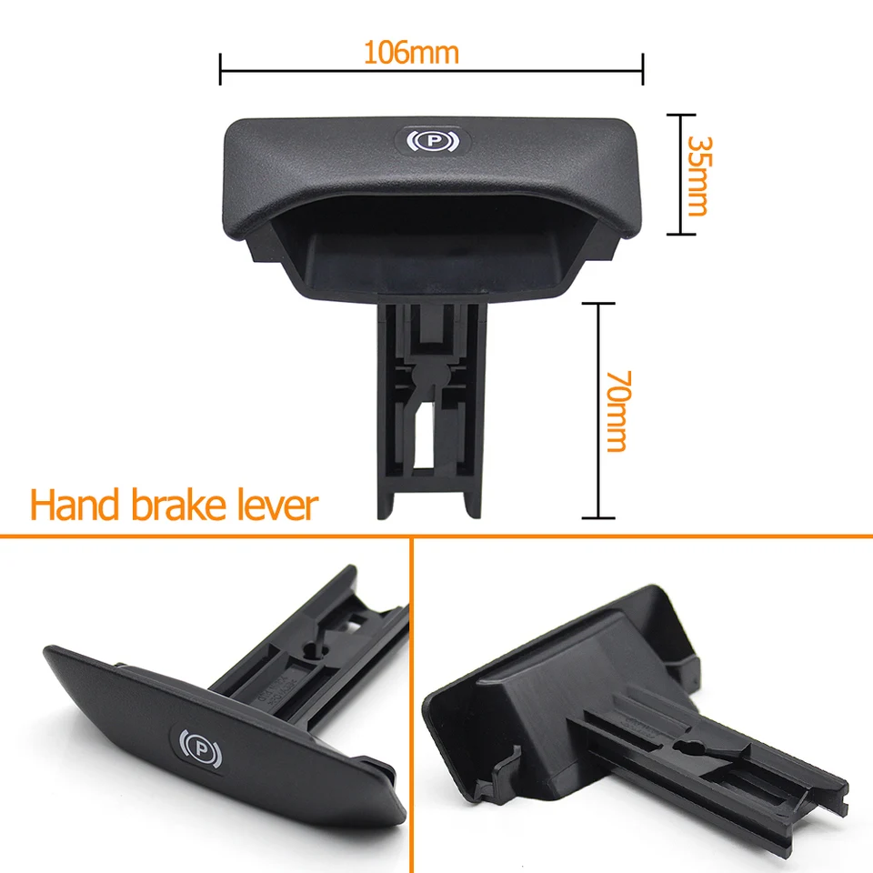 Mercedes Benz Handbrake Handle - Black Parking Brake Release For C E CLS GLK Class