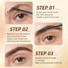QIBEST Eyebrow Enhancers Waterproof Eyebrow Cream Makeup Eyebrow Gel Coffee Black Brown Paint Tint Pigment Sobrancelha Maquiagem 6