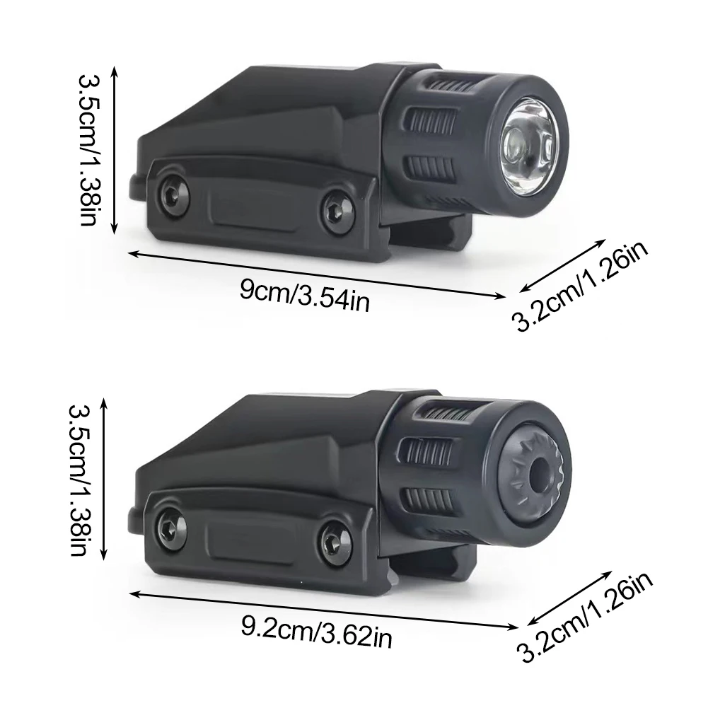 Tactical Weapon Gun Light Flashlight for Airsoft Pistols & Rifles 6