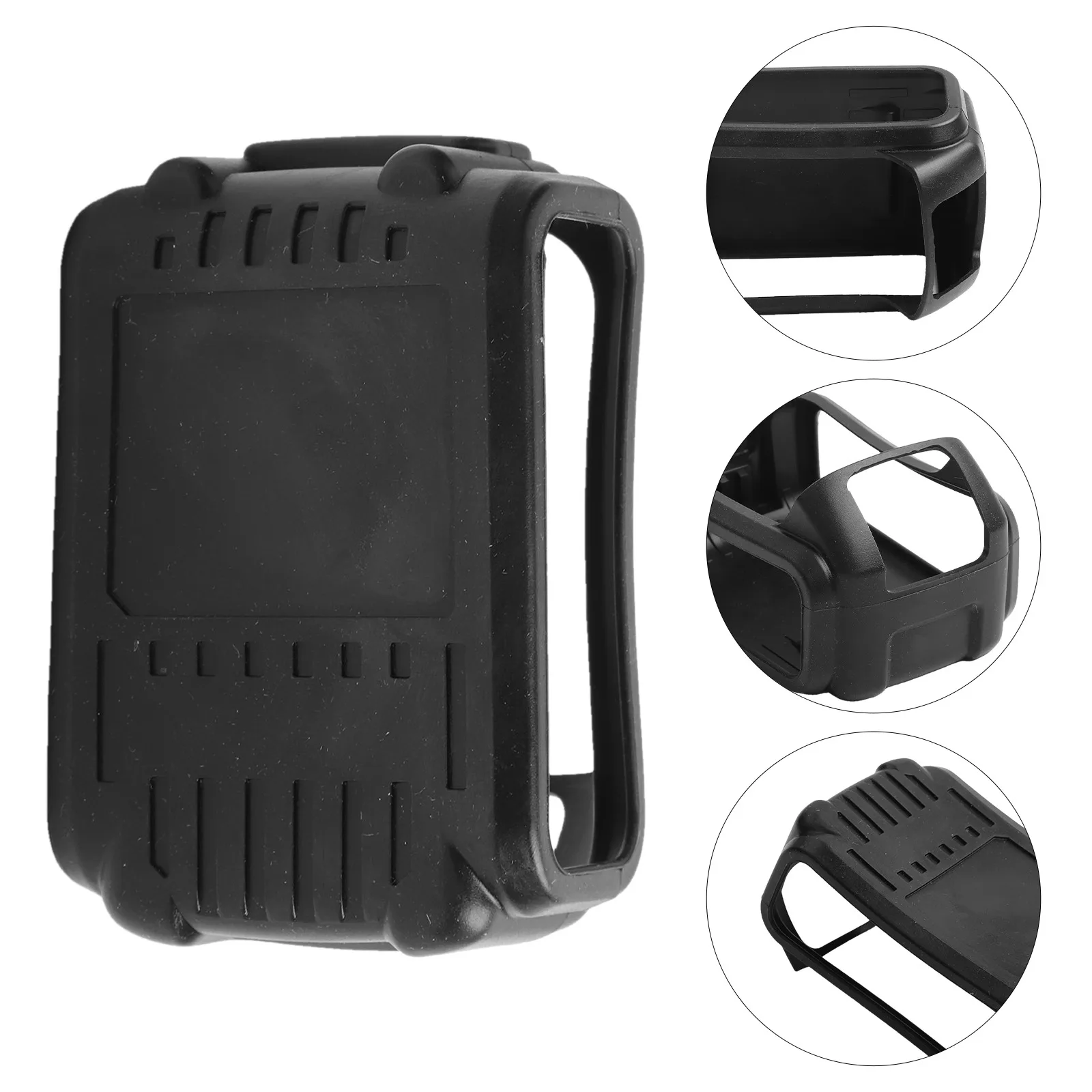 Étui De Protection En Silicone Pour Batterie 18V – Dimensions 12x8,5x7,5 Cm – Antichoc, Antidérapant – Prolonge La Durée De Vie