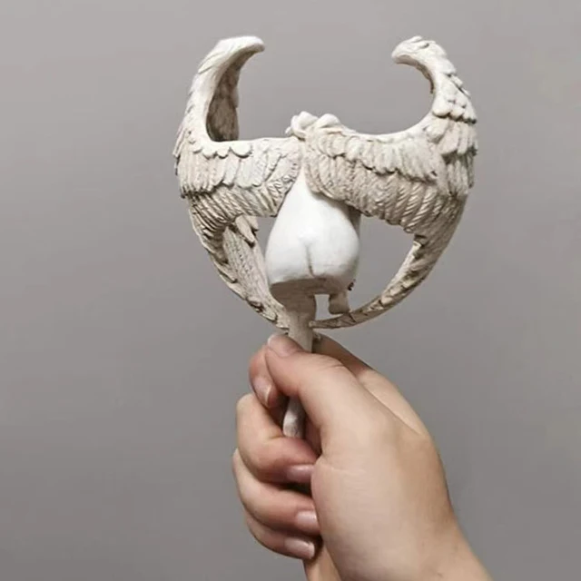 Sculpture d'amitié des sœurs d'ange, Statue d'ange, bureau, salon, maison, jardin, décoration de noël, ornement 3