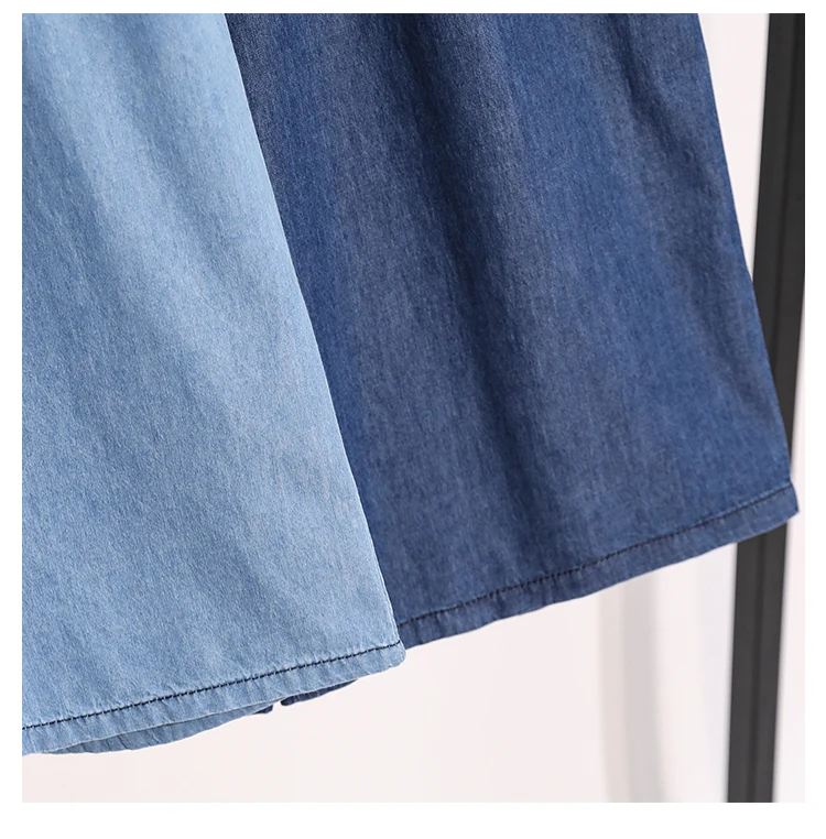 2026 High Waist Loose Fit Wide Leg Jeans Women Plus Size Casual Straight Workwear Trousers Summer Autumn Denim Capri Pants