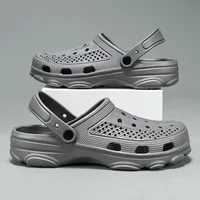 Pallene Fashion Clogs For Men EVA Light Hole Garden Shoes Outdoor Male Beach Sandals Home Bathroom Shoe Unisex Casual Slides 2