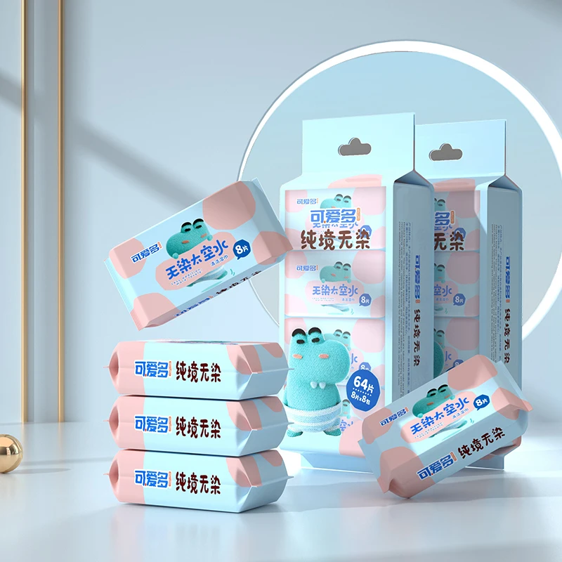 64pcs Freshing Cleaning Wipes,Mini Portable Wipes