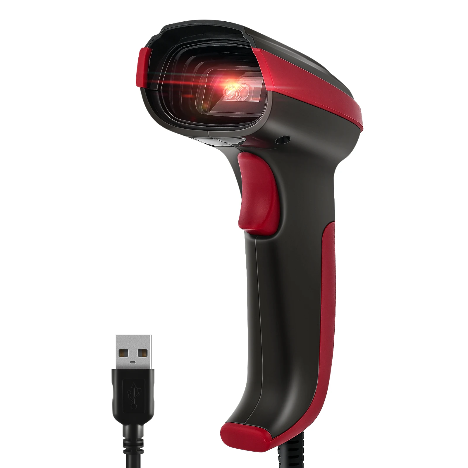 JRHC Wired QR 2D barcode scanner handheld USB Wired Handheld Bar Codes Reader Data Matrix Bar Code for Inventory POS Terminal clearscanner Scanners