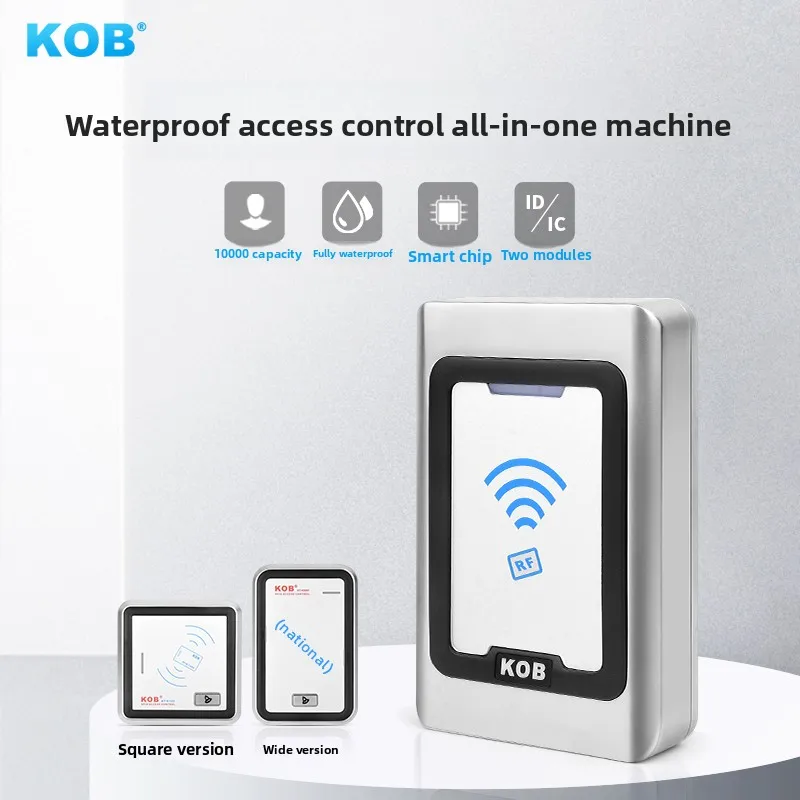 outdoor ID/IC card swiping metal waterproof access control system outdoor host WG26 access control reader head