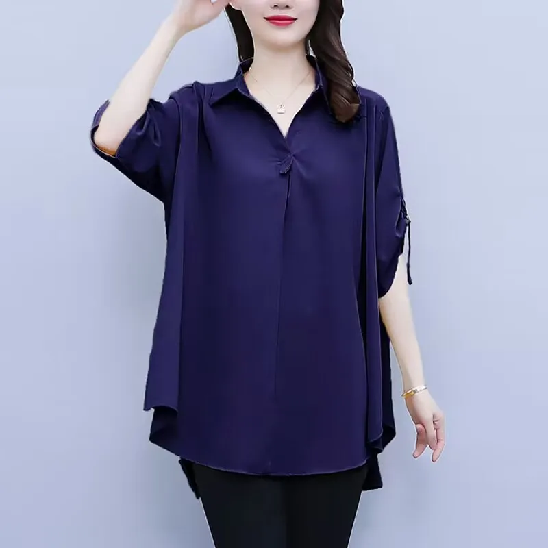 Maternity  Chiffon Shirts Pregnant Women Blouses  Casual Tops Pregnancy Loose Dresses Clothes