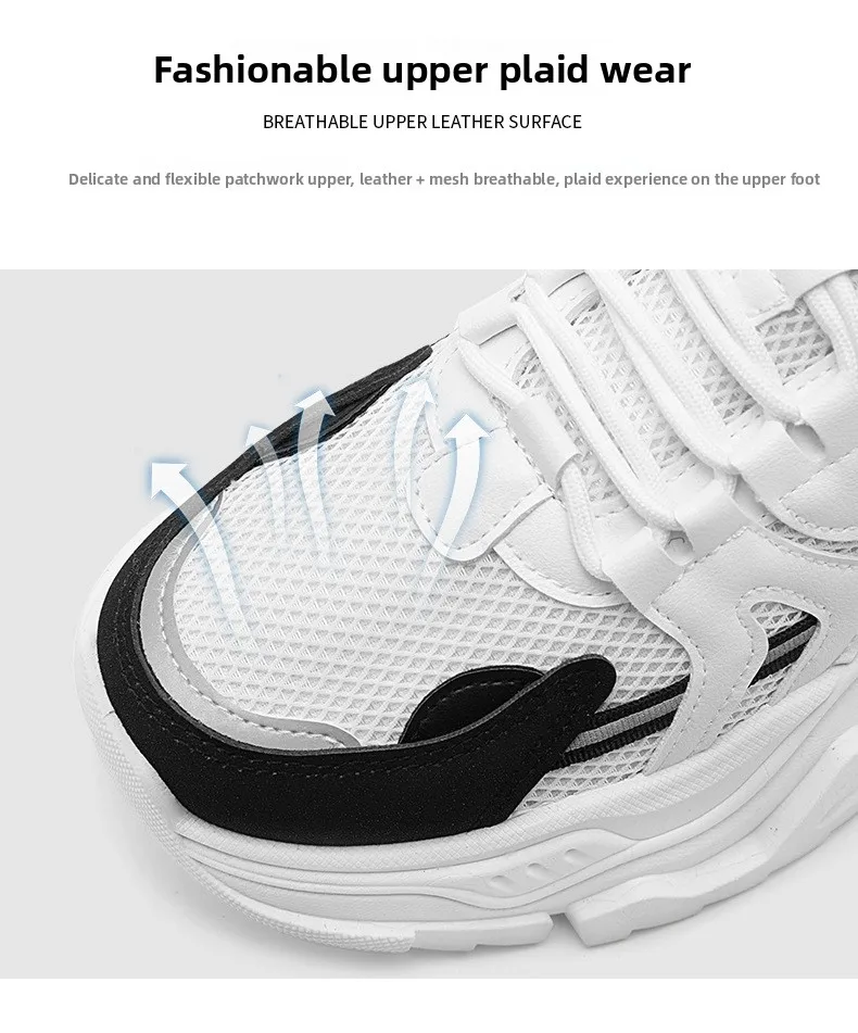 Men Platform Thick Sole Sports Street Sneakers