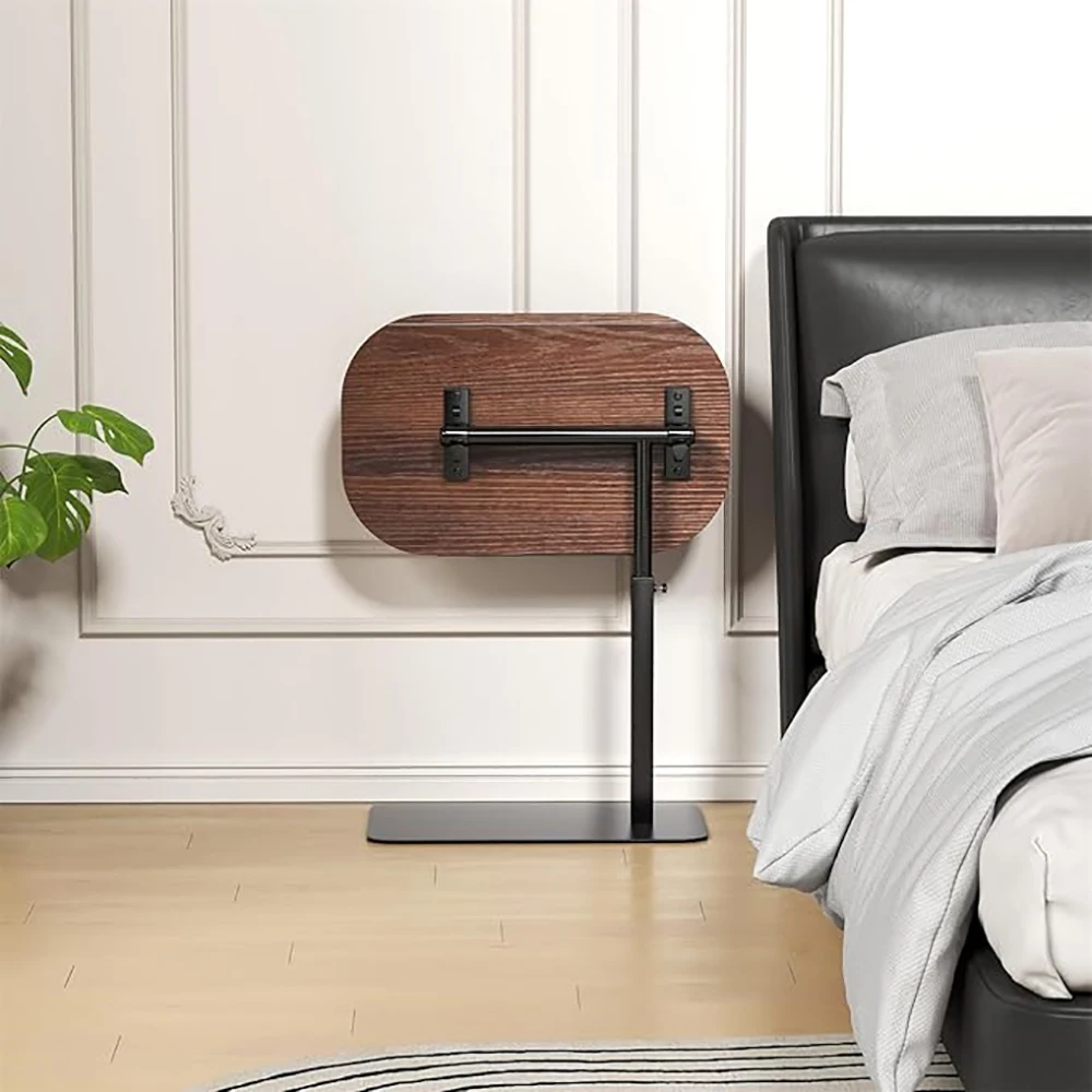 Minimalist Height Adjustable End Table, Side Table Sofa Tray for Couch 360&deg; Swivel Laptop Stand ,for Couch Bedside Hospital