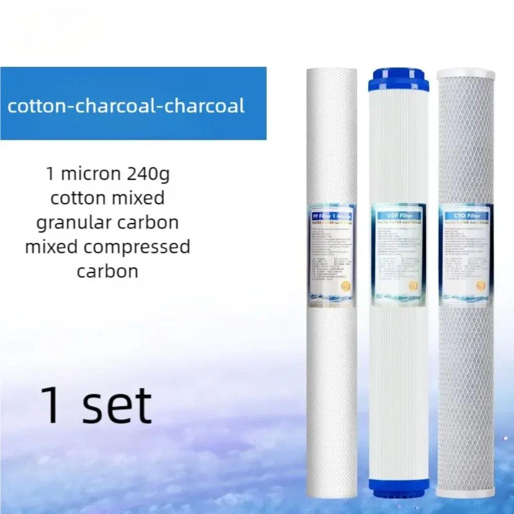 Whole House Water Filtration Replacement Set - High-Quality Sediment Filters (3-Pack)