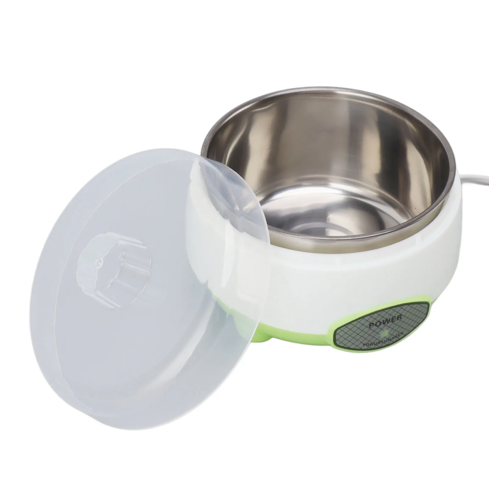 Compact Yogurt Maker Machine Stainless Steel Container Yogurt Maker for Homemade DIY Yogurt Green 15W 4