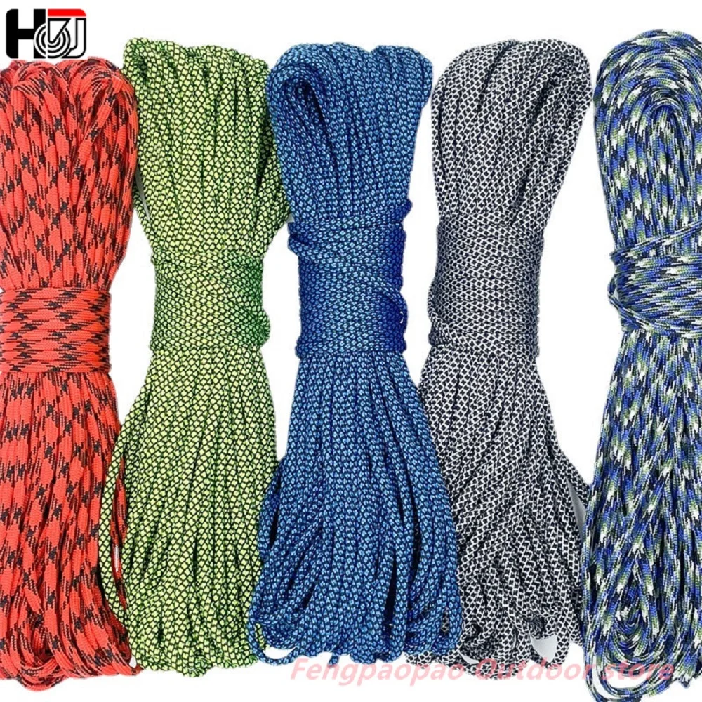 Paracord Rope 31 Meters Dia.4mm 7 stand Cores Paracord Survival Parachute Cord Lanyard Camping Climbing Camping Rope Hiking Clothesline