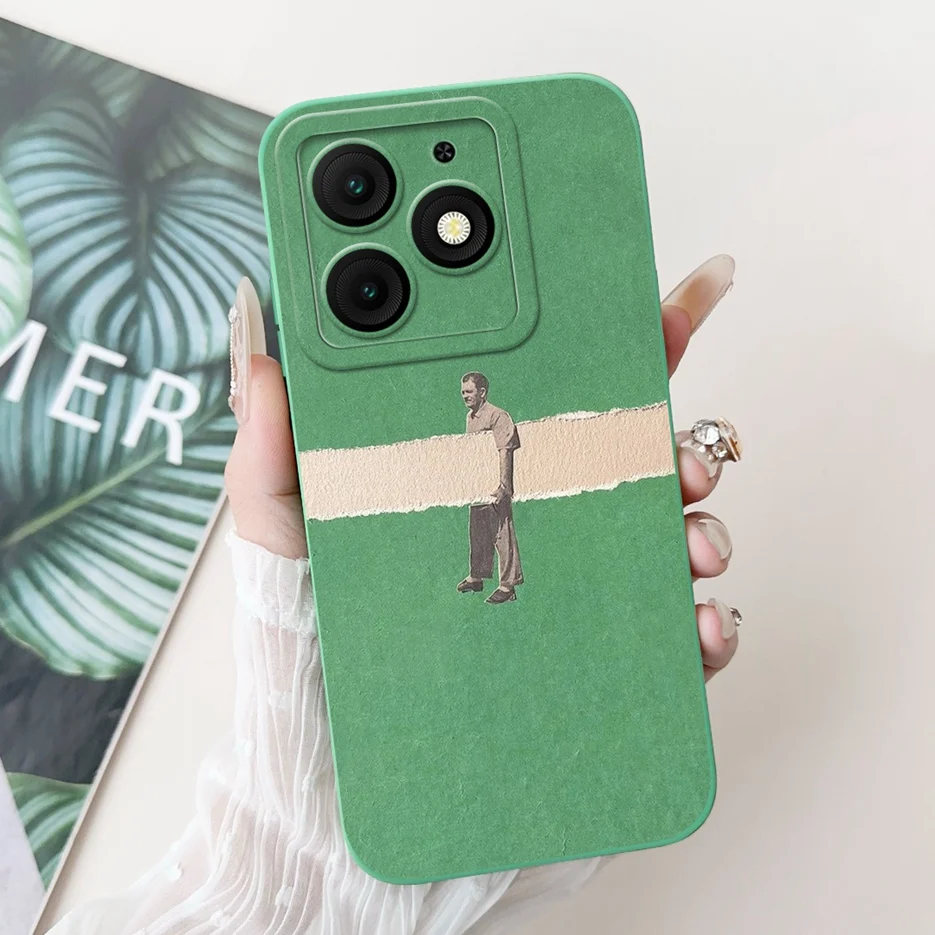 Cute Fashion Cartoon Soft TPU Phone Case - Stylish Protective Back Cover Bumper