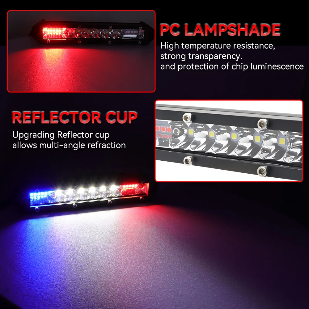 초슬림 작업등 바 7인치 LED 콤보 4x4 LED 라이트 바 (오프로드 트랙터 보트 4WD 4x4 트럭 ATV 스포트라이트 사이드 라이트)