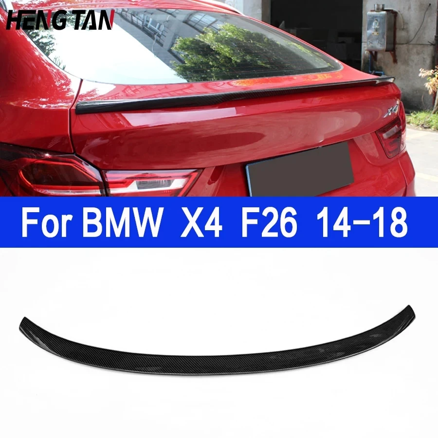 

For BMW X4 Series F26 2014-2018 P Style Carbon Fiber Tail fins Rear Spoiler Duckbill Car Retrofit the rear wing upgrade body kit