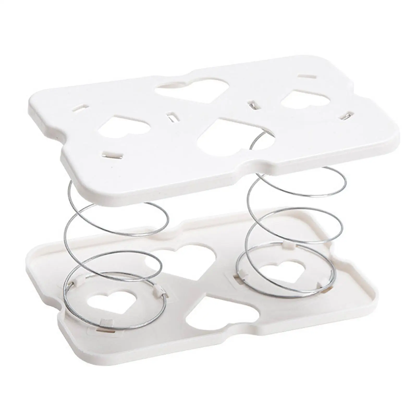Tissue Dispenser with Spring Spring Loaded Lifting Spring Tissue Holder Plastic for Kitchen Night Stand Tissue Box Holder 4