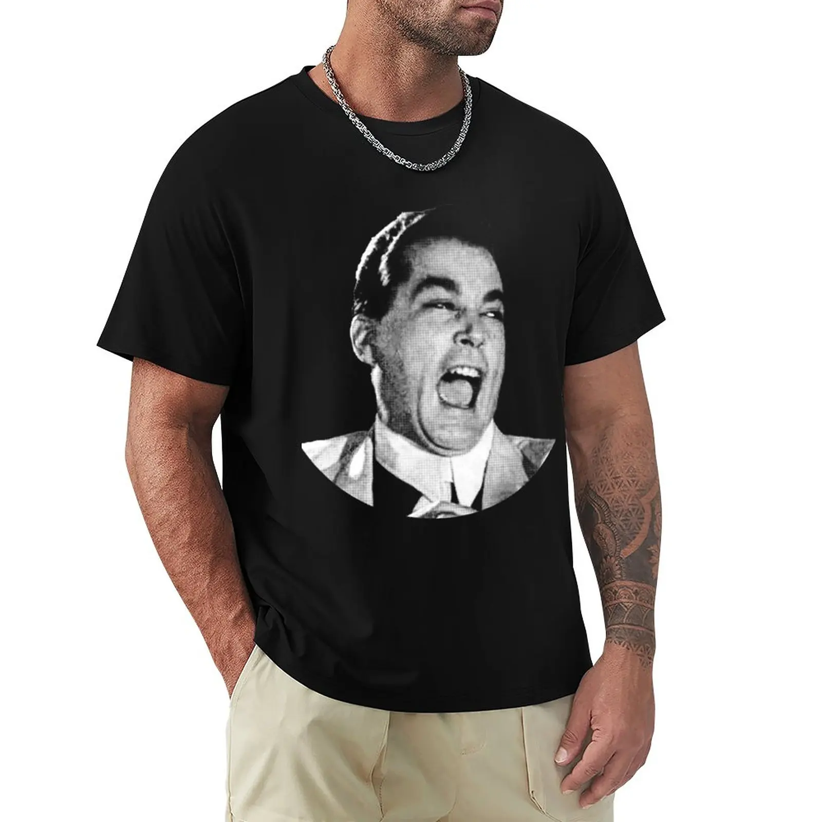 

Goodfellas T-ShirtRay Liotta Laughing - Goodfellas __ Vintage Halftone Style __ Fan Art Design_ T-Shirt