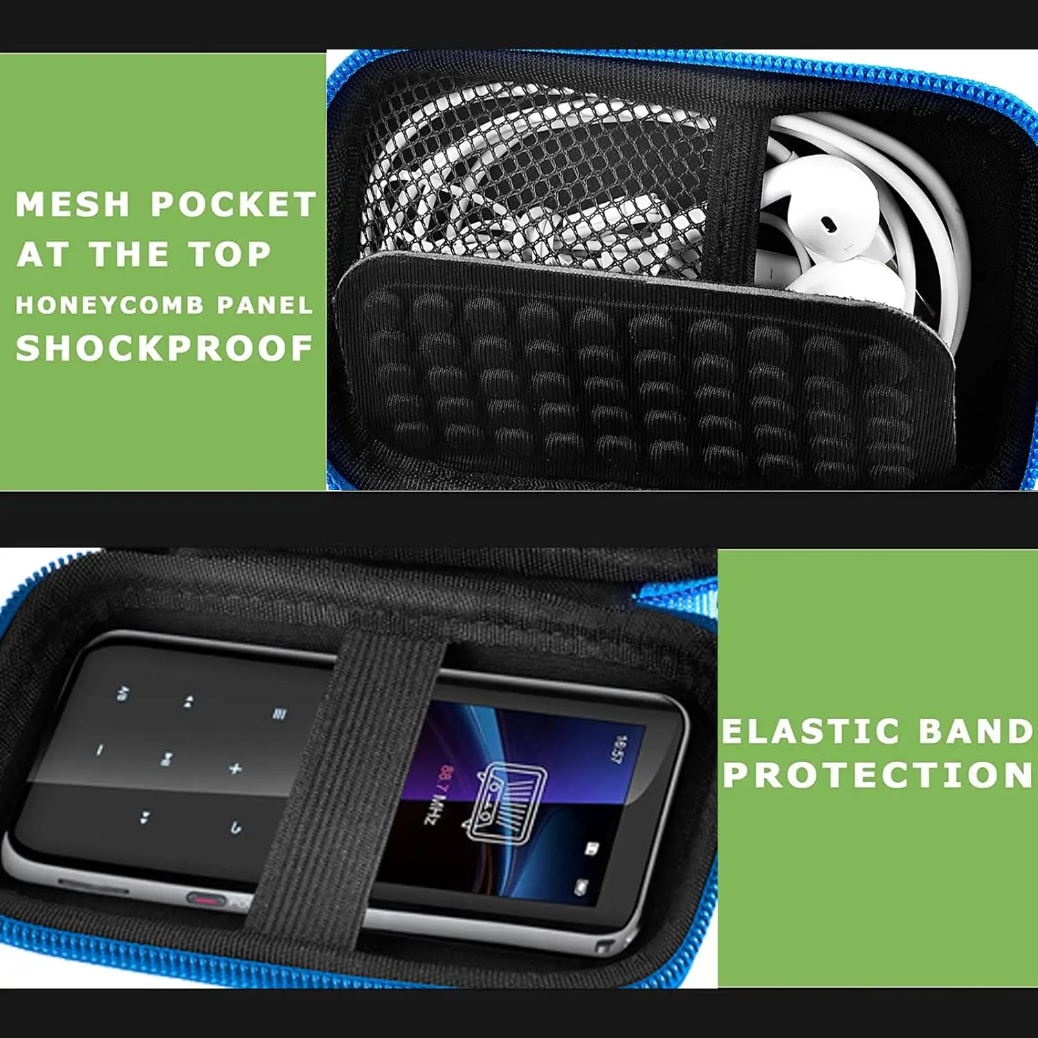 MP3 MP4 Player Case MP3 MP4 Player Case Compatible with AIWORTH for MIBAO for SUPEREYE iPod Sony NW-A55/A45/B Sandisk Walkman