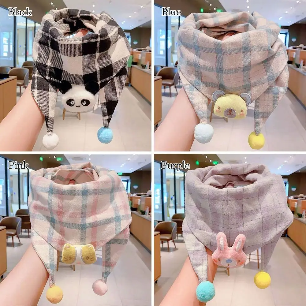 1-10 Years Old Winter Cotton Kids Winter Scarf Windproof Warm Children Neck Warmer Cartoon Soft Neckerchief for Baby Boys Girls