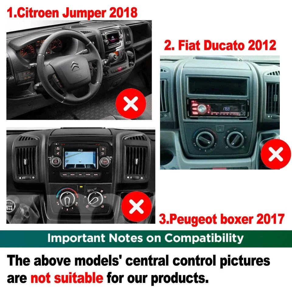 Autoradio ESSGOO Android 15 9 Zoll 4+64G für Fiat Ducato Peugeot Boxer Citroën Jumper Drahtloses CarPlay Android Auto GPS Navigation FM RDS WiFi Bluetooth Lenkradsteuerung Mirror Link IPS Touchscreen – Detail 6
