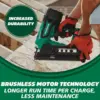 Metabo HPT Cordless 18V MultiVolt™ Framing Nailer Kit | 21 Degree Magazine | Round Head Nails from 2-Inch up to 3-1/2-Inch 1