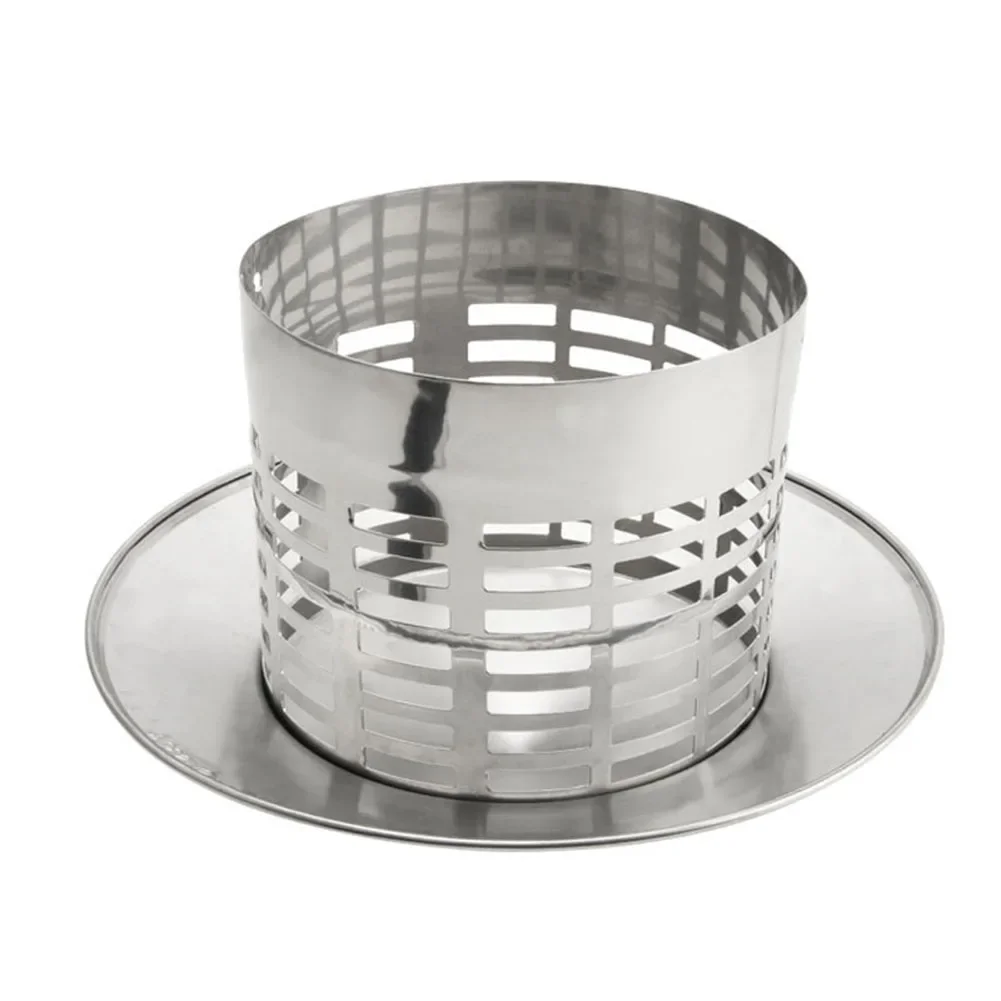 110/160mm Chimney Pot Roof Cowl Metal Top Hat Flue Rain Cap Ducting Pipe Wood Burner Stover Chimney Cover Air Vent chimney liner pipe