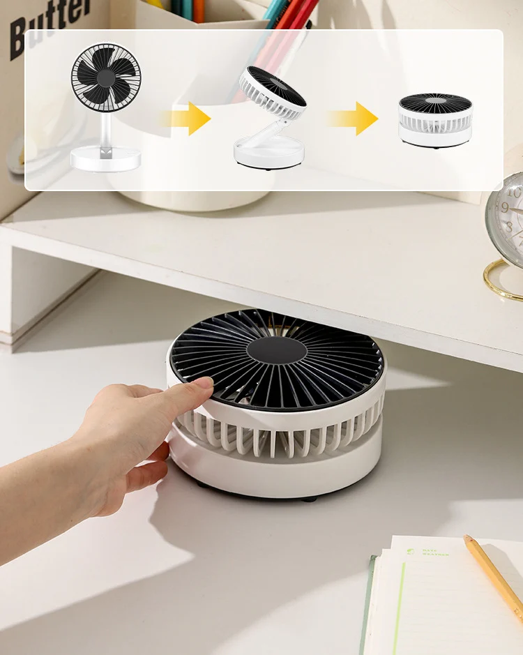 Portable Foldable Usb Desktop Fan For Dormitory And Office_voghion.com