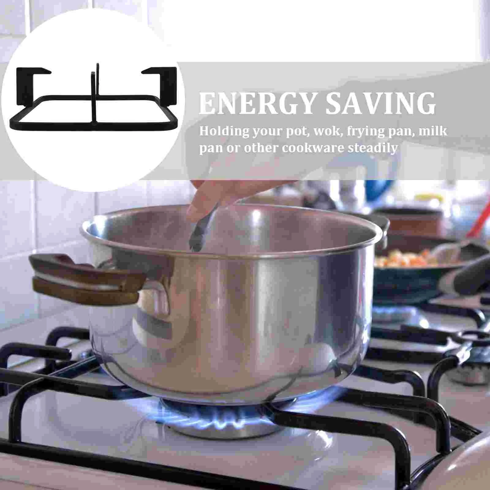 Burner Stand 20 7cm Gas Stove Base Wok Rack Metal Kitchen Racks Pan Stand Support Frame Non-slip Holder Cast Iron Brackets Pot gas stove accessories cookware accessories
